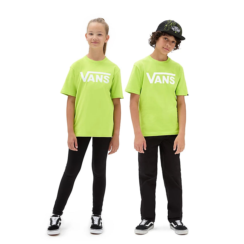 T shirt Vans Bambino Logo Classic Lime