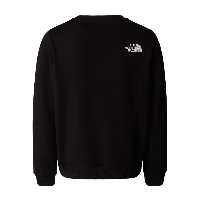 Felpa The North Face Bambino Varsity Graphic Crew Nero su Liquido Liquido Store