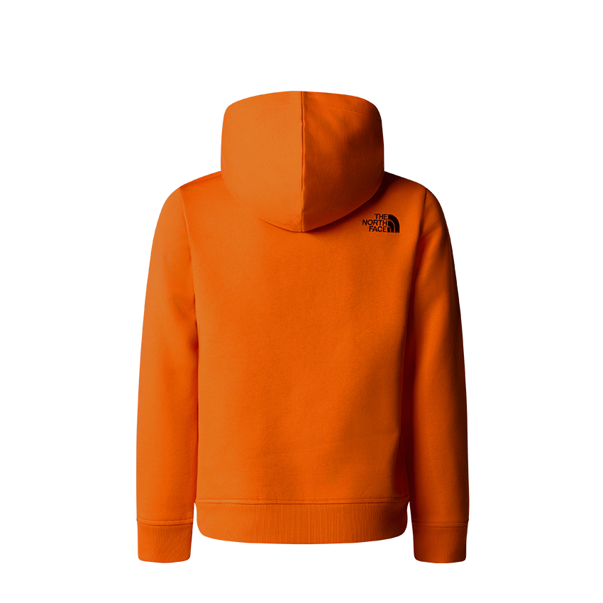 Felpa north face arancione sales