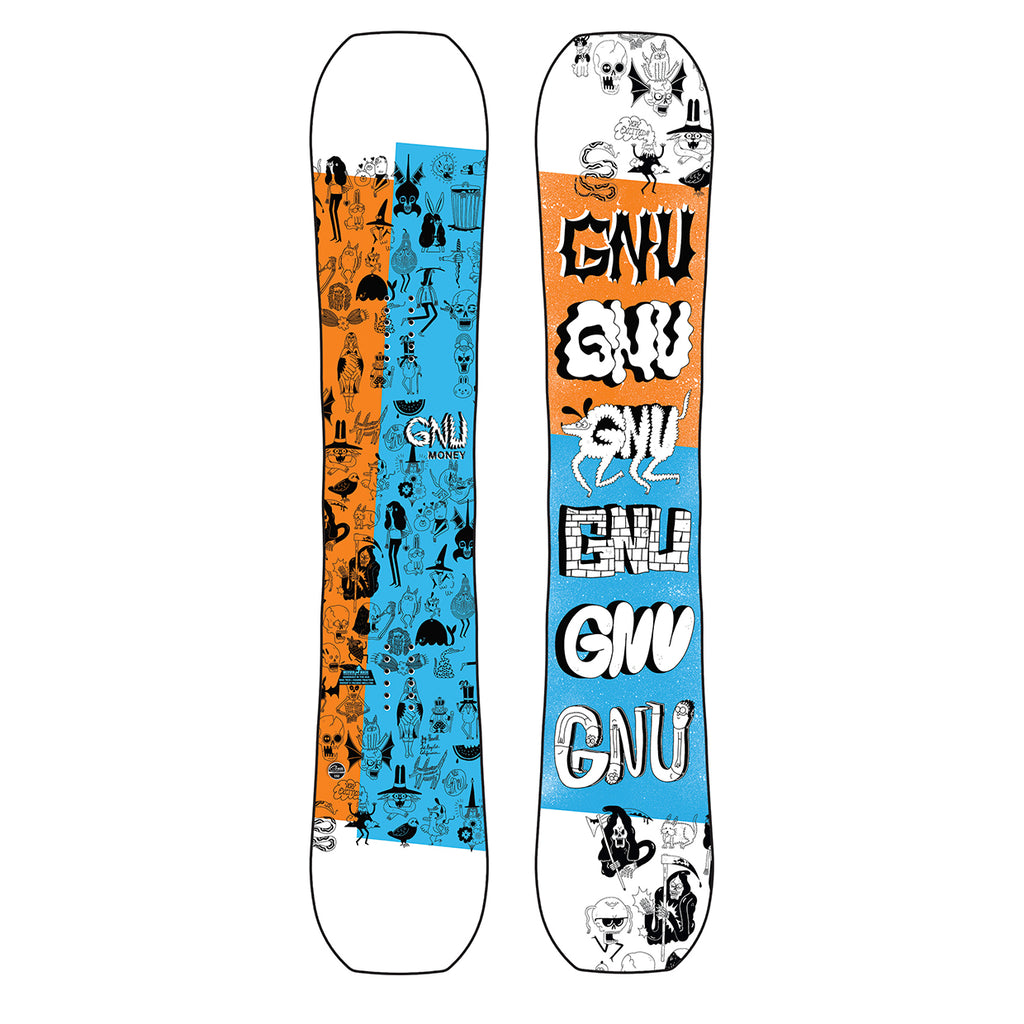 Tavola Da Snowboard Gnu Money Young Money