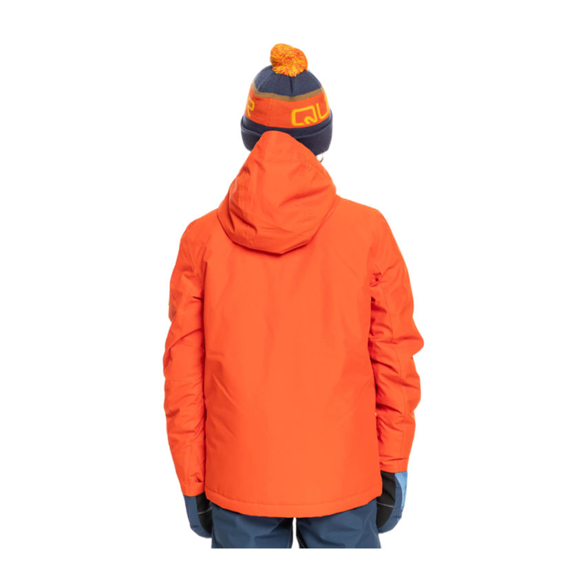 Quiksilver Mission Solid Youth Jr Snowboard Jacket Orange
