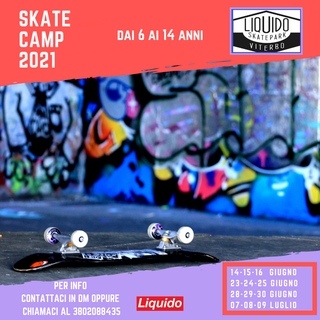 Skate Camp 2021 - Liquido Skatepark