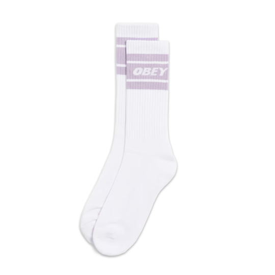 Calzini Obey Cooper II Socks Bianco/Lilla