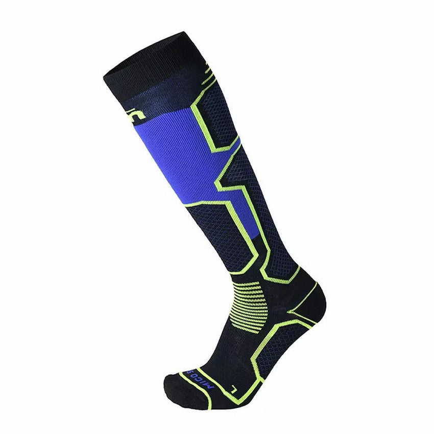 Calze Ski Mico Warm Control Nero Giallo Fluo