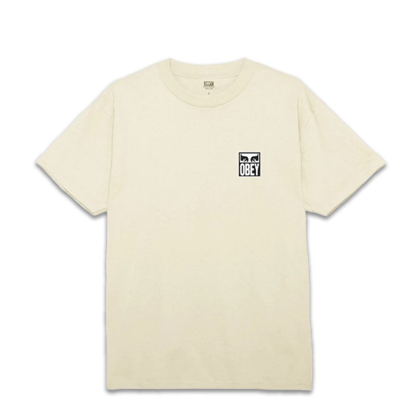 T-Shirt Obey Eyes Icon 2 Tee Beige