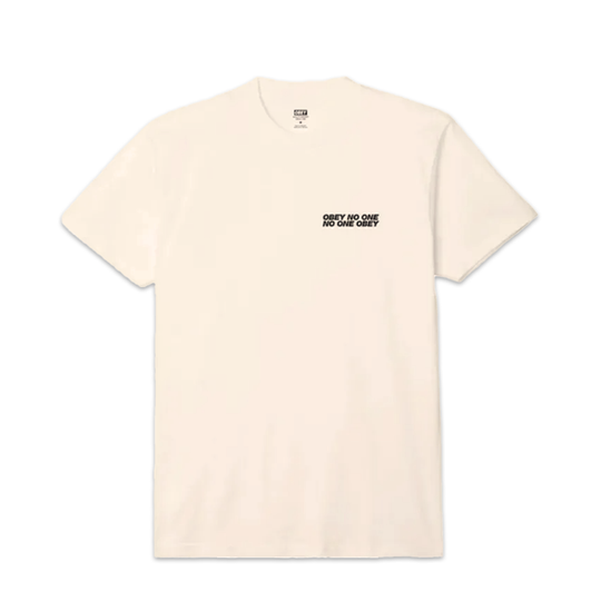 T-Shirt Obey No One Obey Tee Beige