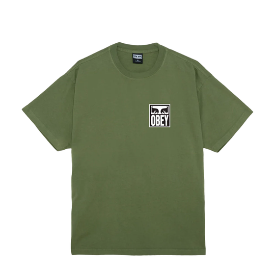 T-Shirt Obey Eyes Icon II Tee Verde