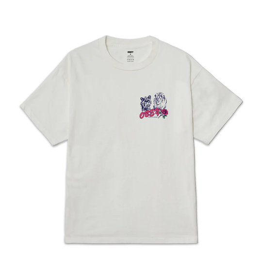 T-Shirt Obey Unite & Fight Tee Bianco