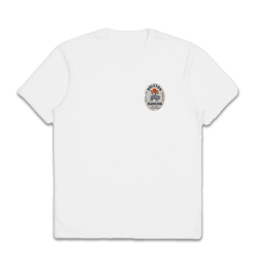 T-Shirt Brixton Rancho Tee Bianco