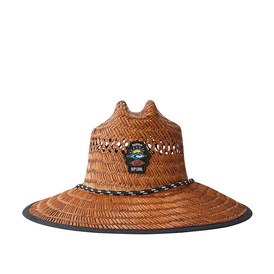 Cappello di Paglia Rip Curl Logo Straw Hat Marrone