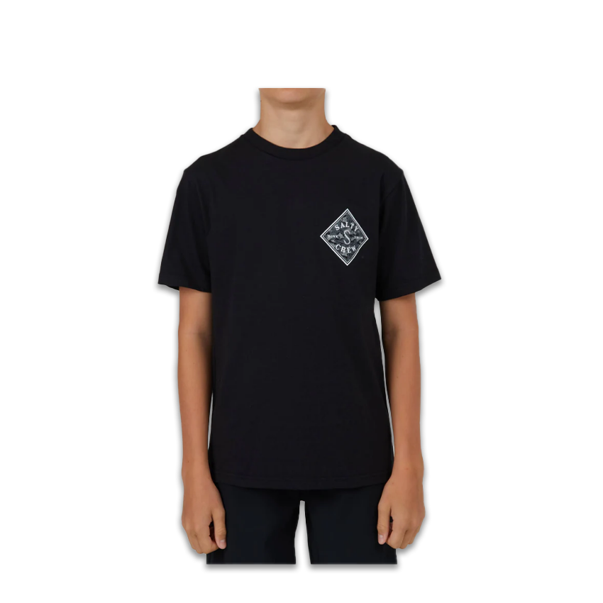 T-Shirt Salty Crew Bambino Tippet Tropics Tee Nero