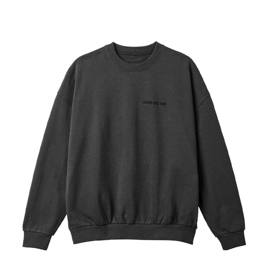 Felpa Brixton Embroidered Heavy Weight Crew Black