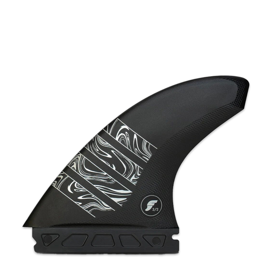 Pinne Surf Futures Fin 3/2 Reverse Alpha Series Carbon Silver