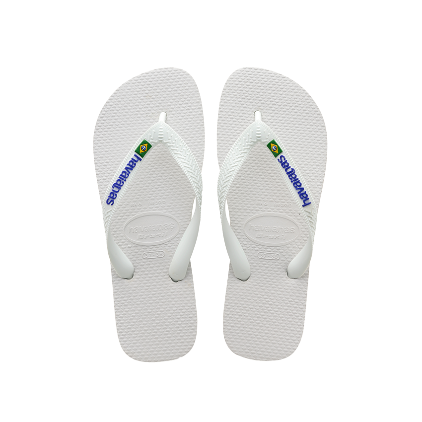 Infradito Havaianas Bambino Brasil Logo Bianco