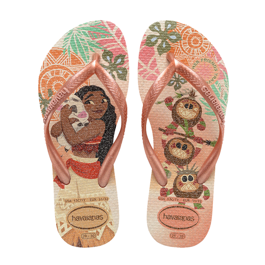 Infradito Havaianas Kids Slim Princess Oceania Rosa