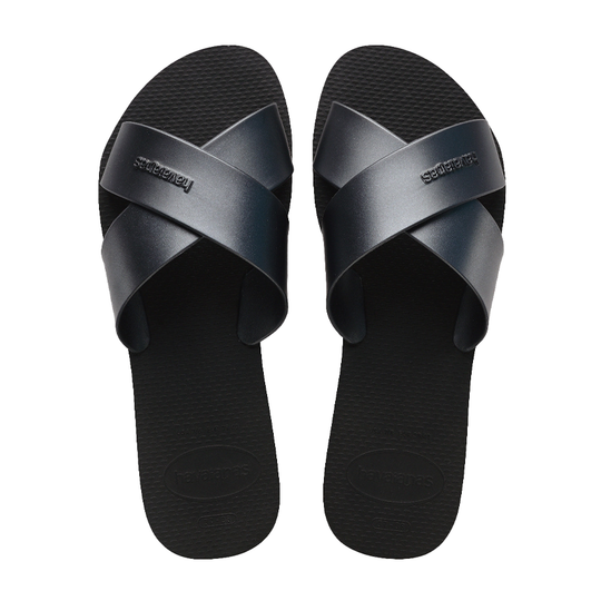 Infradito Donna Havaianas Aqua Metallic Nero