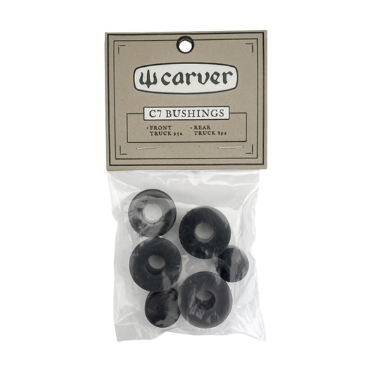 Cuscinetti Skate Carver C7 Truck Standard Bushing Set Nero