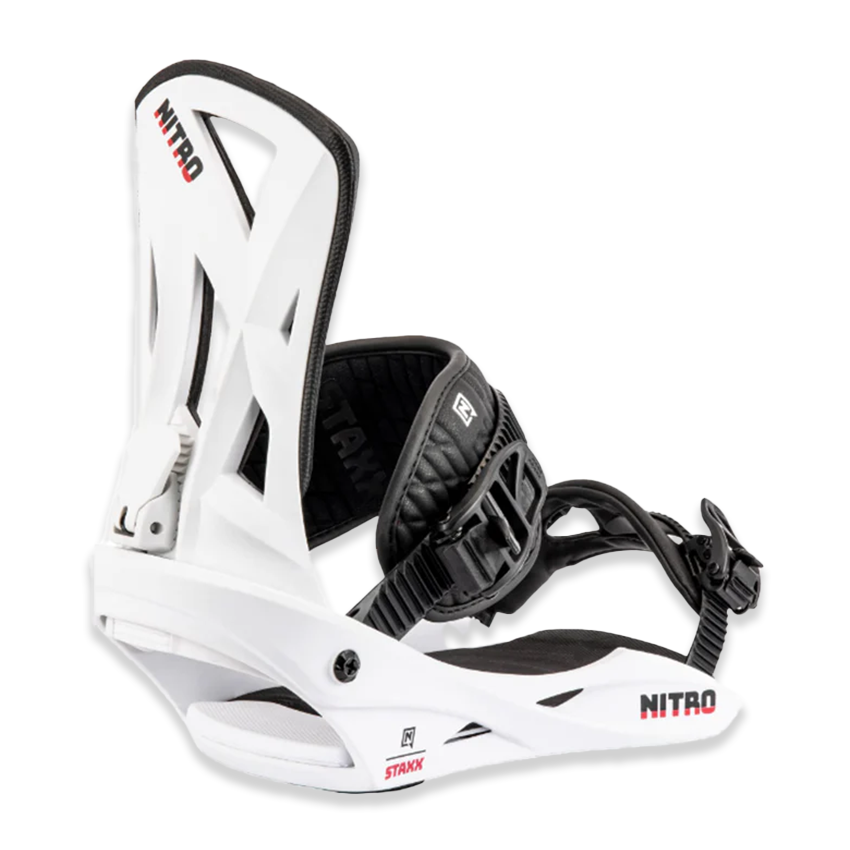 Nitro Staxx Snowboardbindungen Schwarz