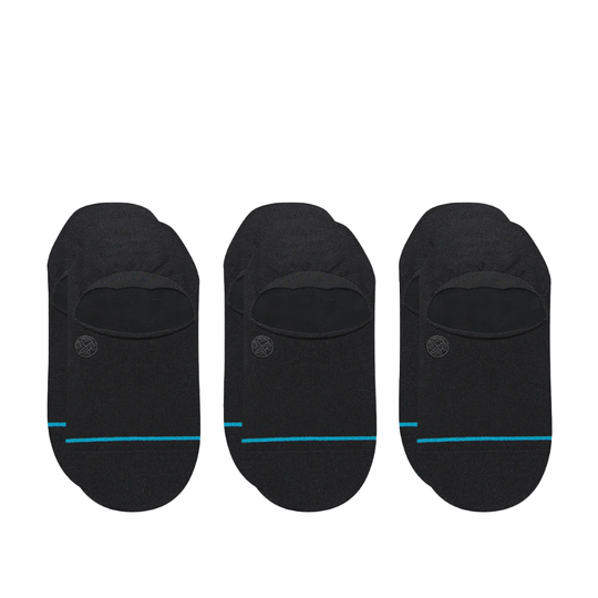 Calzini Stance Icon No Show 3 pack Nero