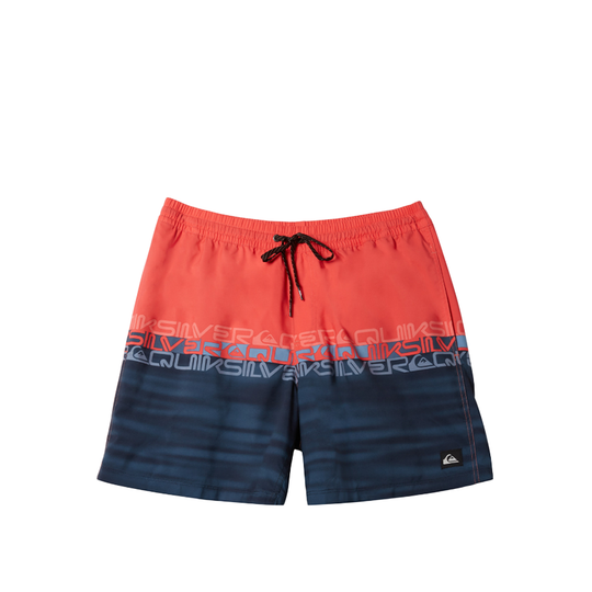 Costume Quiksilver Bambino Wordblock Boardshort Rosso