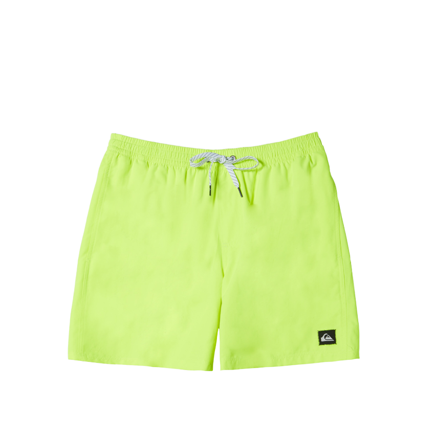 Costume Quiksilver Bambino Solid Volley Boardshort Verde Acido