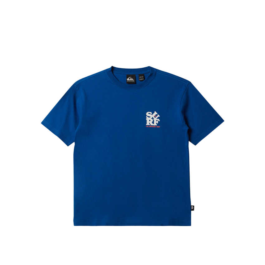 T-Shirt Quiksilver Bambino Surf Boe Tee Blu