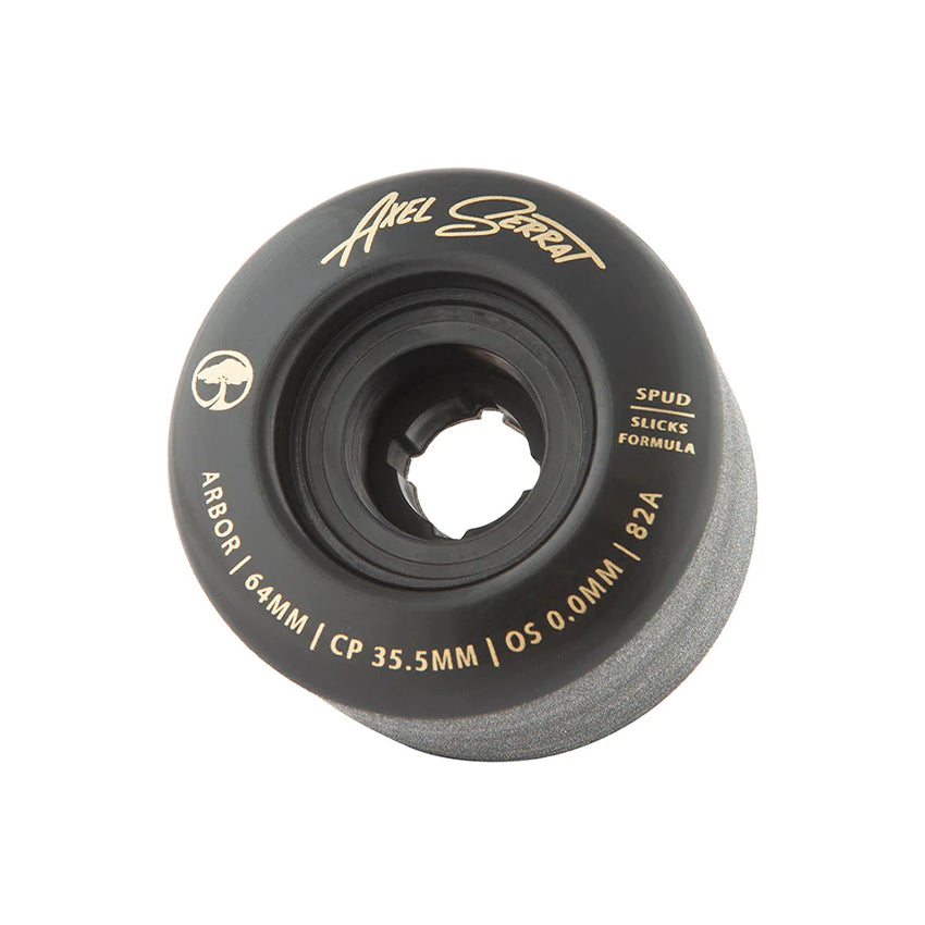 Arbor Spud Axel Serrat 82A 64 mm Skate Räder, Schwarz