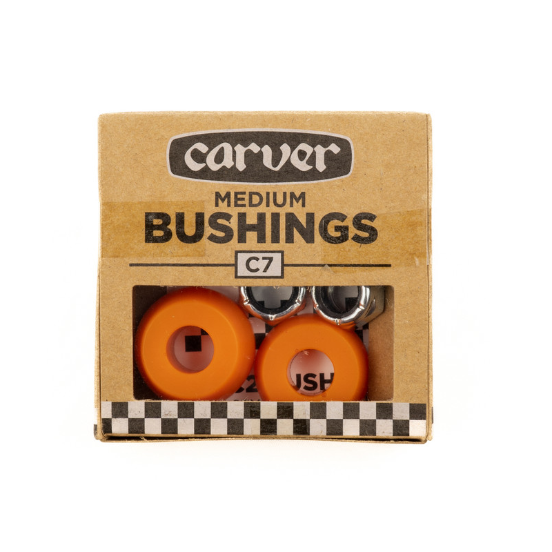 Bushing Skate Carver C7 Urethane Kit Medium 84a Arancione
