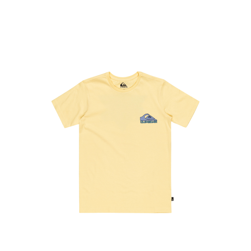 T-Shirt Quiksilver Bambino Take Us Back Logo Tee Giallo