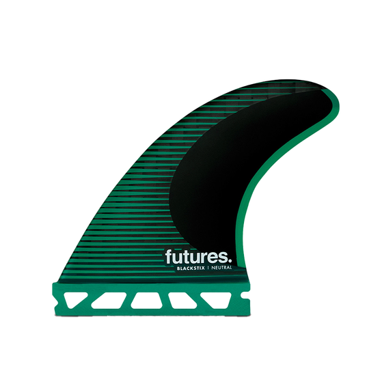 Pinne Surf Futures Fins F6 Blackstix Thruster Verde