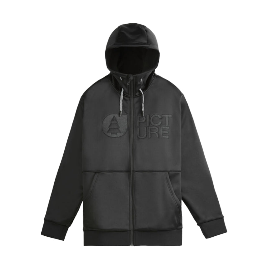 Felpa Snow Picture Park Zip Tech Hoodie Black