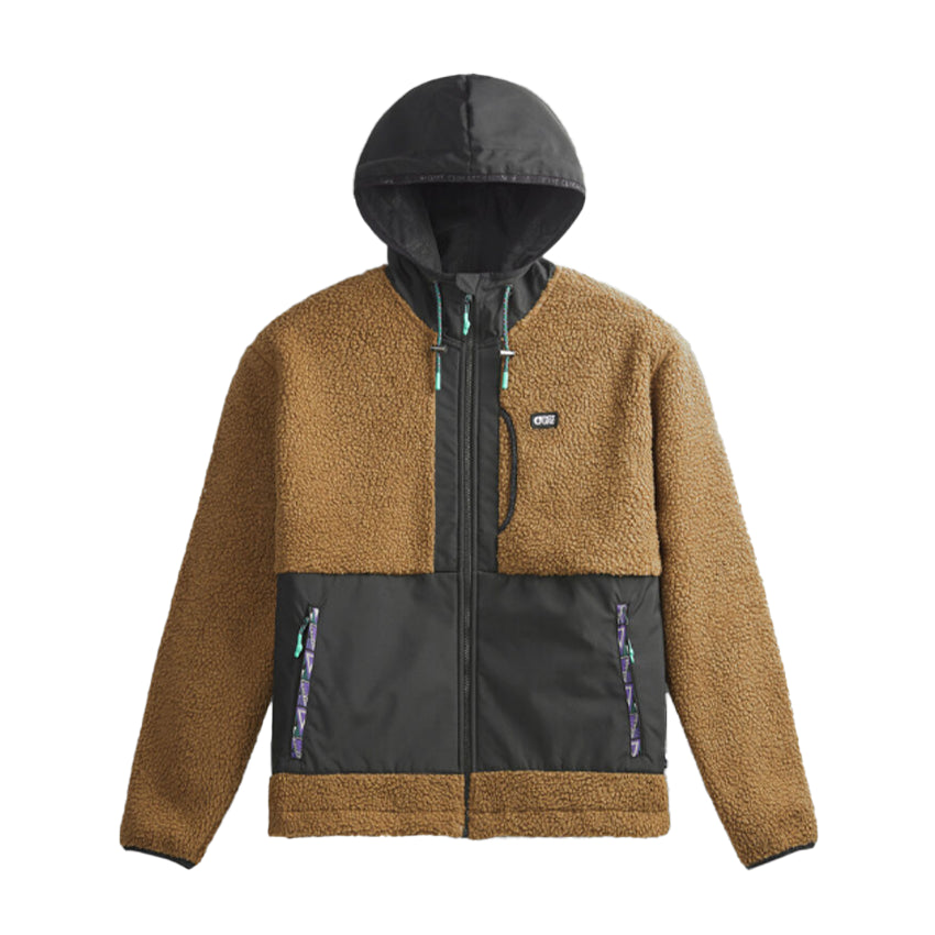 Pile Picture Pemberton Zip Fleece Marrone