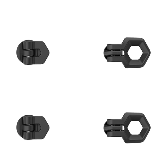 Ricambio Attacchi Snow Union Toe And Ankle Strap Tool-Less Adjusters Nero