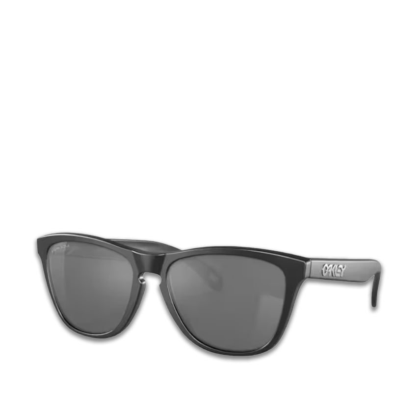 Oakley Frogskins polierte schwarz-graue Sonnenbrille