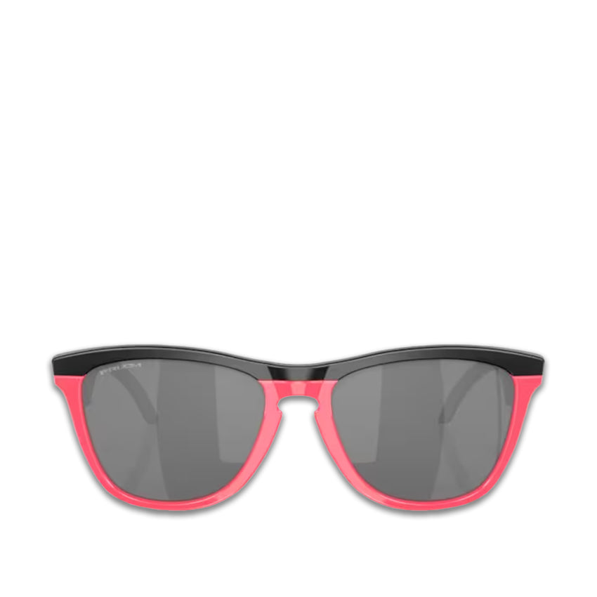 Occhiali da Sole Oakley Frogskins Hybrid Nero-Rosso Prizm Nero