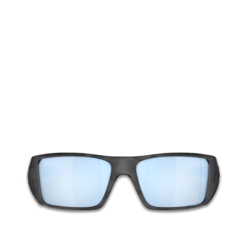 Occhiali da Sole Oakley Heliostat Nero Camo Prizm Blu