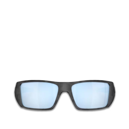 Occhiali da Sole Oakley Heliostat Nero Camo Prizm Blu