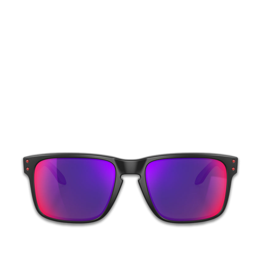 Occhiale da Sole Oakley Holbrook Nero Prizm RossoBlu