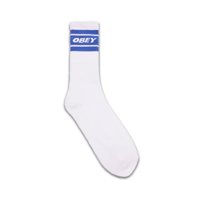 Calzini Obey Cooper II Socks Bianco/Blu
