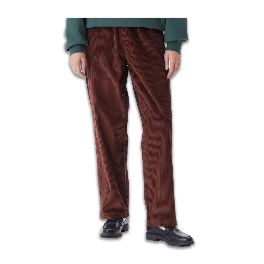 Pantaloni Obey Easy Cord Pant Marrone