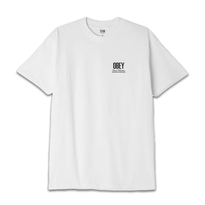 T-Shirt Obey Int. Worldwide Tee Bianco