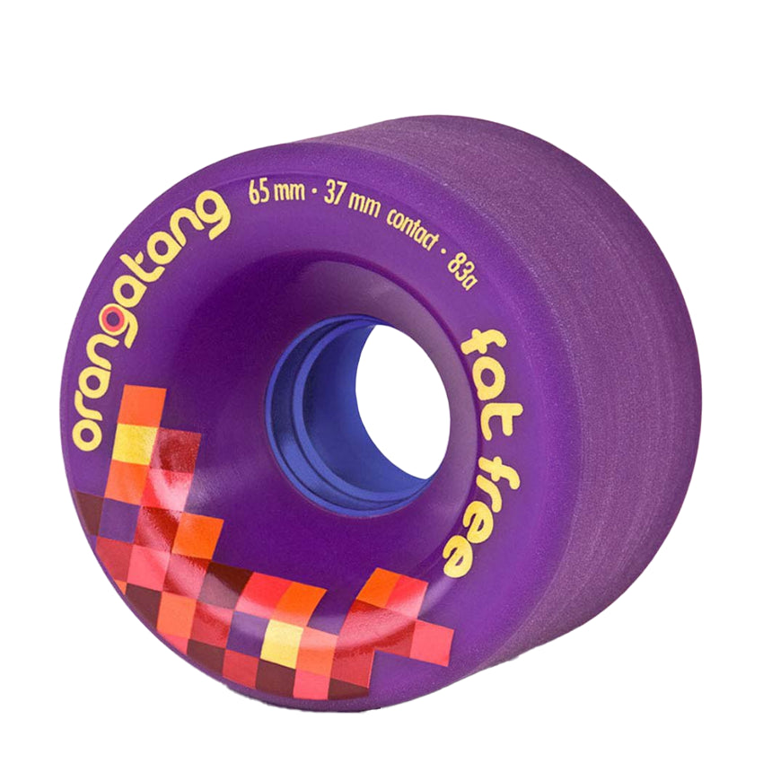 Roues Skate Orangatang Fat Free 65 mm violettes