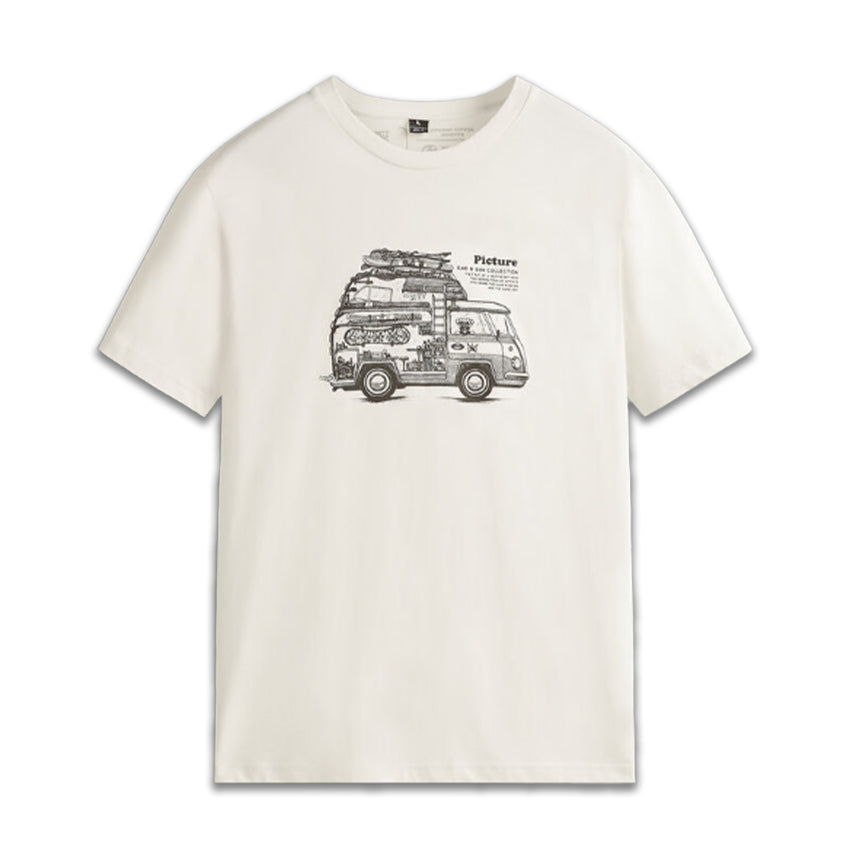 T-Shirt Picture D&S Dogtravel Tee Bianco