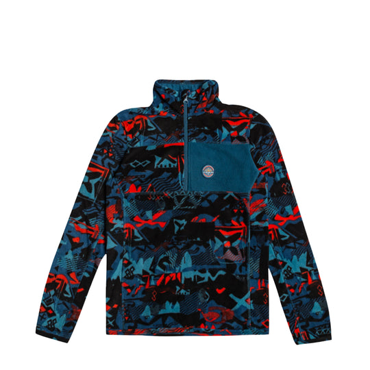 Pile Quiksilver Bambino Aker HalfZip Fleece Blu