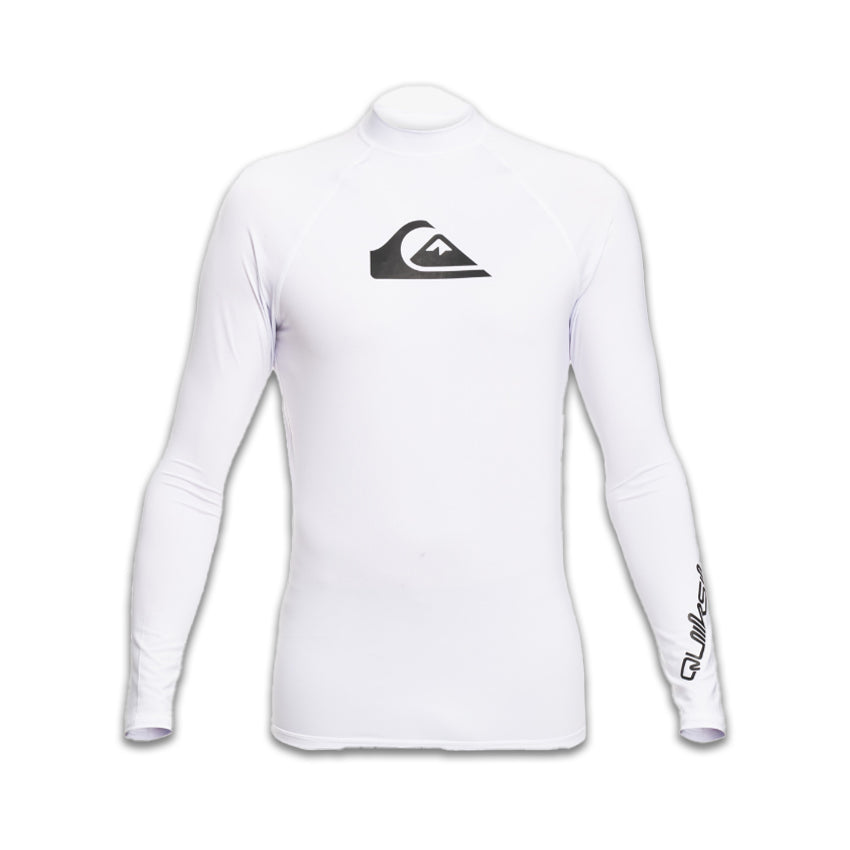 Lycra Surf Quiksilver All Time LS Blanc