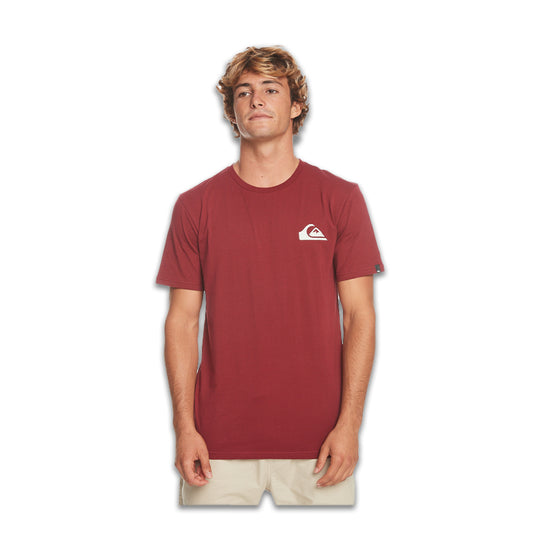 T-Shirt Quiksilver Mini Logo Tee Rosso