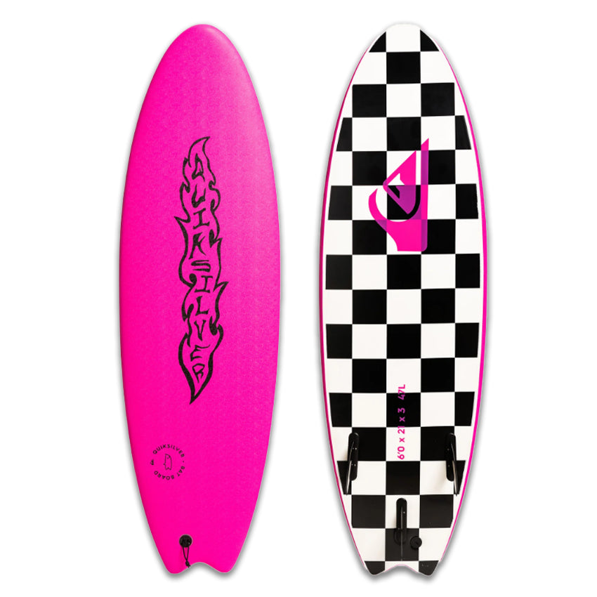 Surfboard da Surf Softboard Quiksilver Bat 5'6" Pink