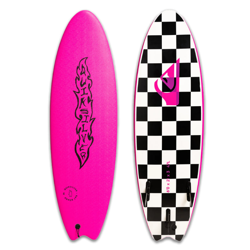 Planche de Surf Softboard Quiksilver Bat 5'6" Rose