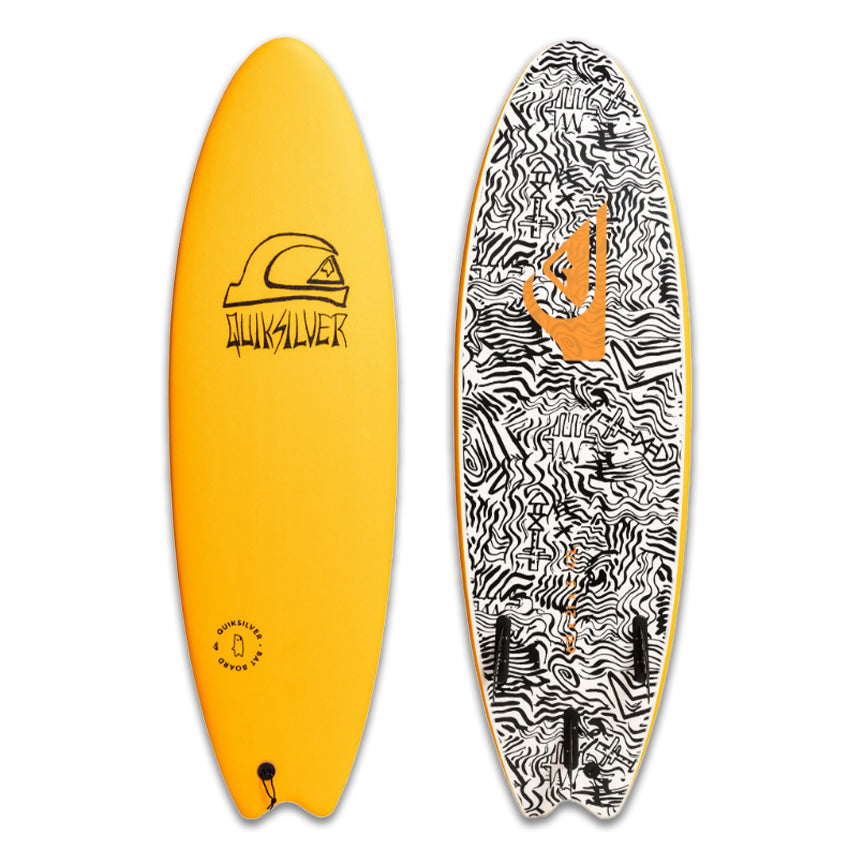 Tavola da Surf Softboard Quiksilver Bat Arancione