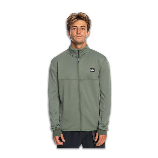 Maglia Termica Quiksilver Steel Point FZ Verde